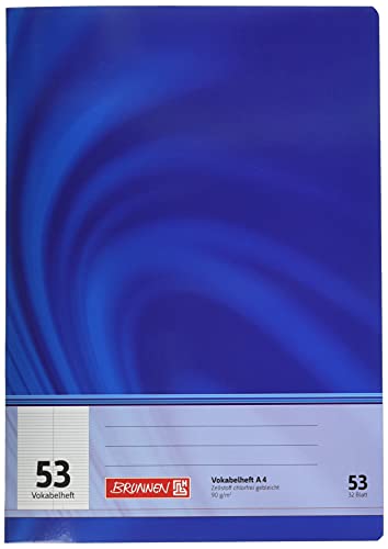 brunnen-104349502-vokabelheft-a4-premium-32-blatt-liniert-mit-teilungslinie image 6