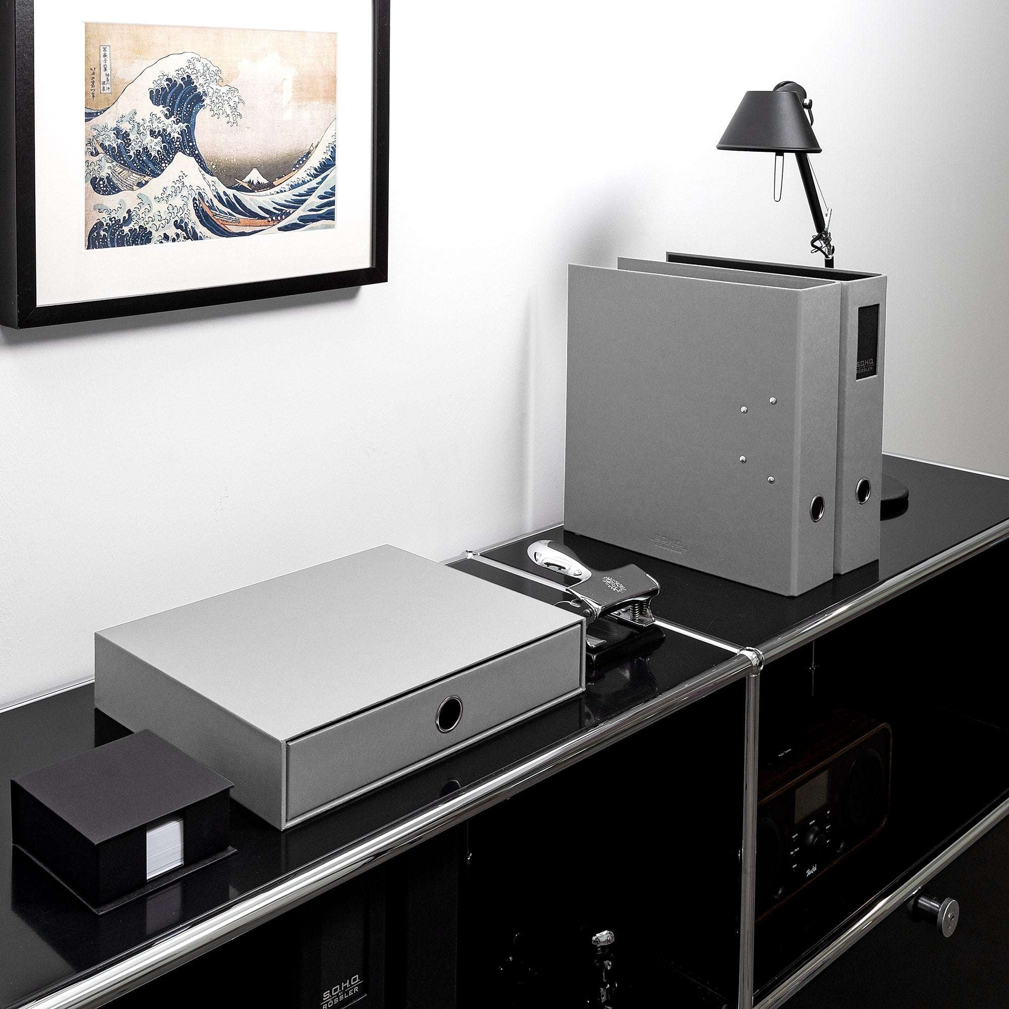 r-ssler-s-o-h-o-schubladenbox-a4-querformat-1-fach-stone-grau image 4