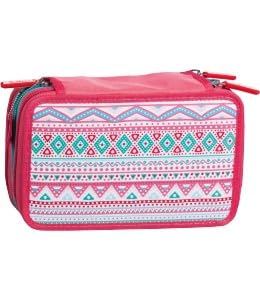 brunnen-sch-ler-etui-19-5-x-13-5-x-7-cm-pattern-mit-3-rei-verschl-ssen image 3