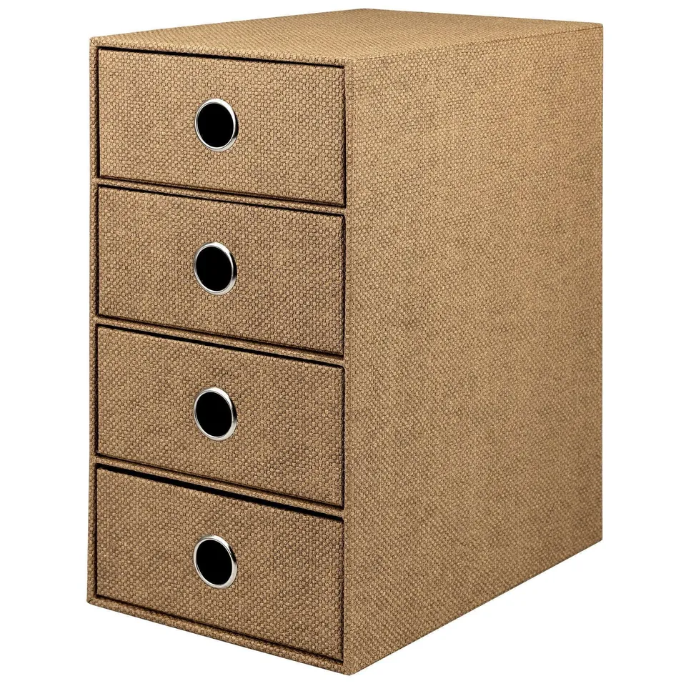 r-ssler-s-o-h-o-schubladenbox-a5-4-f-cher-haselnuss-braun image 1