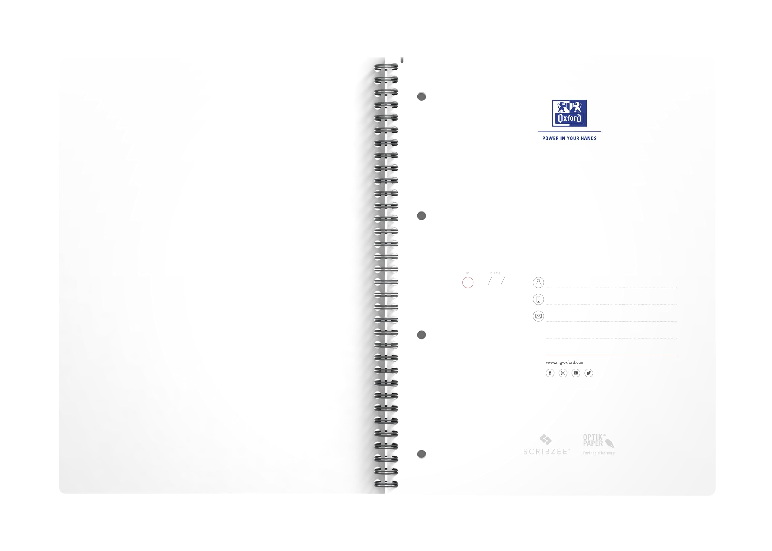 oxford-collegeblock-a4-smart-black-kariert-liniert-140-seiten-5er-pack image 4