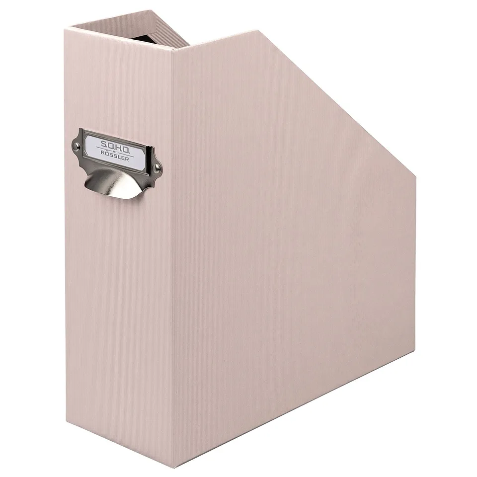 r-ssler-s-o-h-o-stehsammler-a4-zeitschriftensammler-mit-griff-powder-rosa image 1