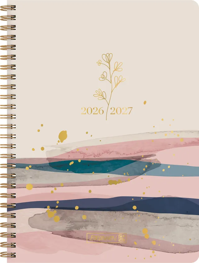 brunnen-sch-lerkalender-style-2026-2027-harmony-a5-kunststoff-beige-rosa-2-seite image 1
