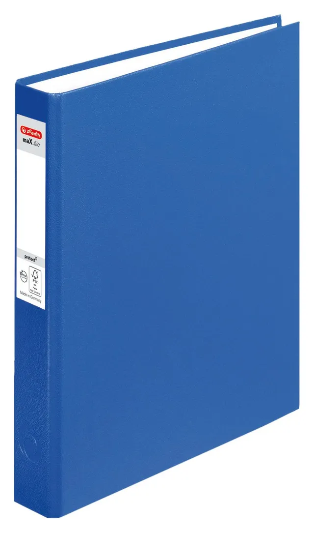 herlitz-max-file-protect-ringbuch-a5-2-ring-blau-25-mm image 1