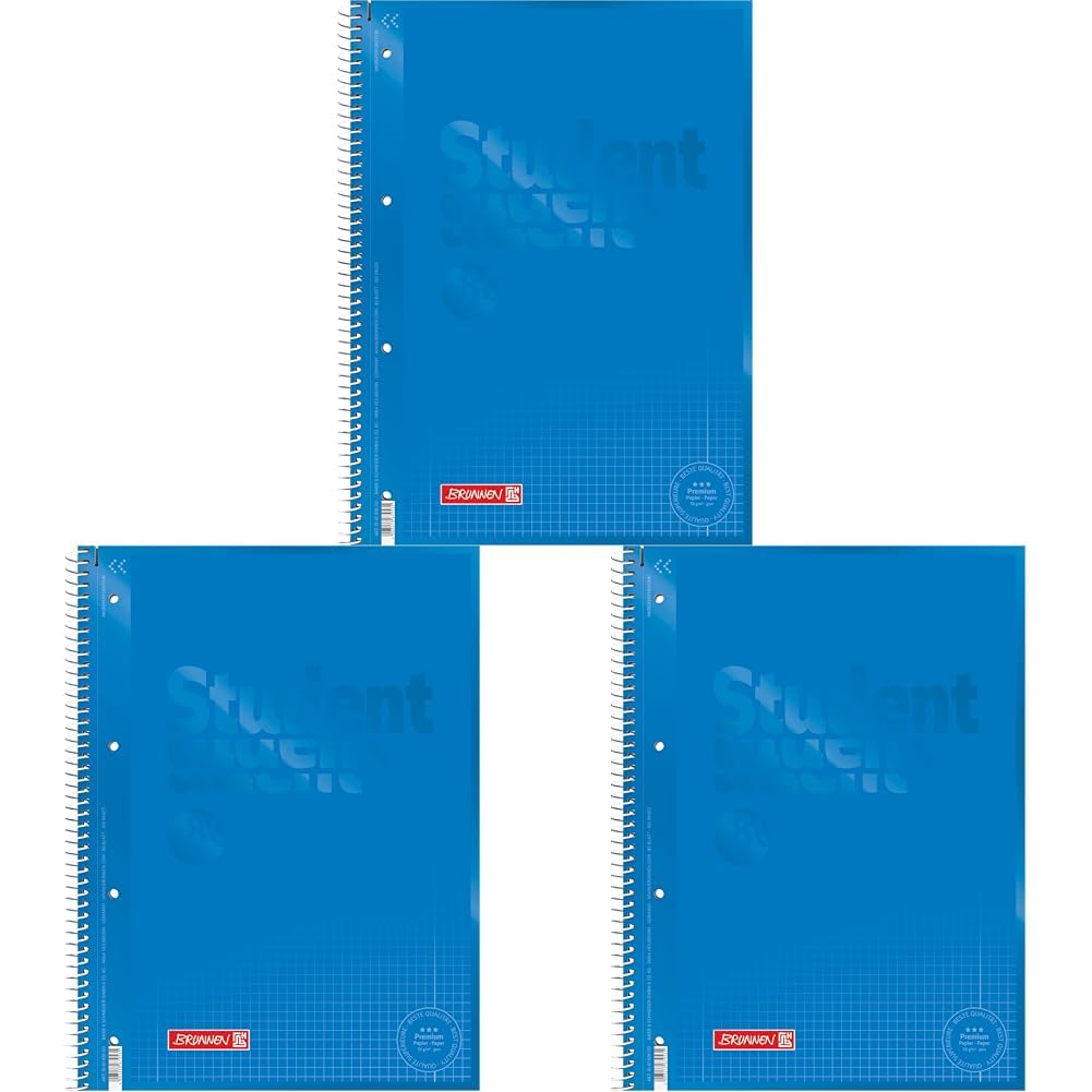 brunnen-collegeblock-premium-student-colour-code-a4-lineatur-28-80-blatt-azur image 8