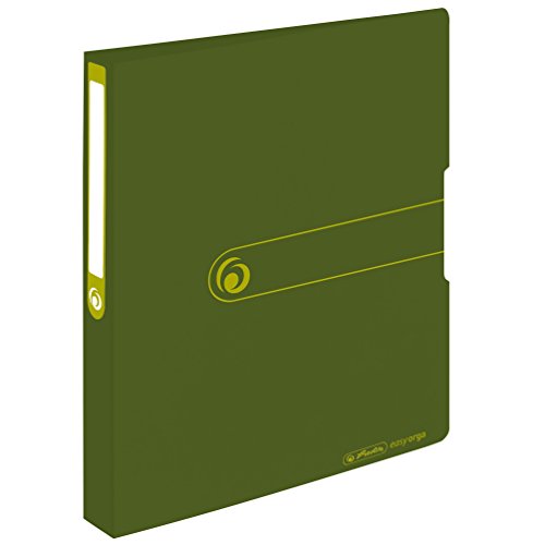 herlitz-11282597-recycling-ringbuch-a4-2-ring-dunkelgr-n image 4