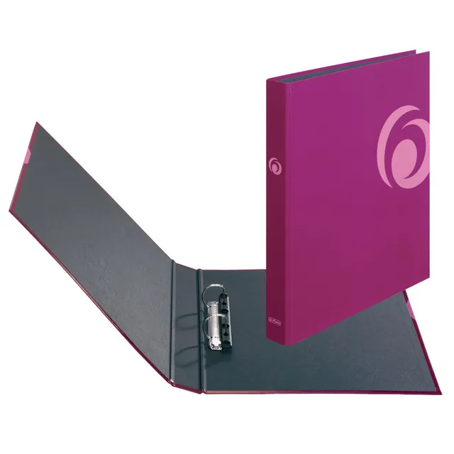 herlitz-ordner-a4-max-file-fresh-colour-25-mm-beere-mit-glanzfolie image 1