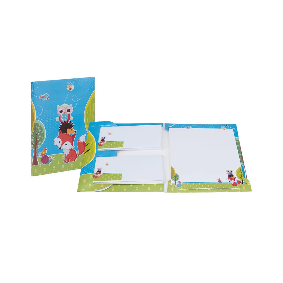 r-ssler-paperado-kinder-briefpapier-set-tiermotiv-waldtiere-10-st-ck image 1