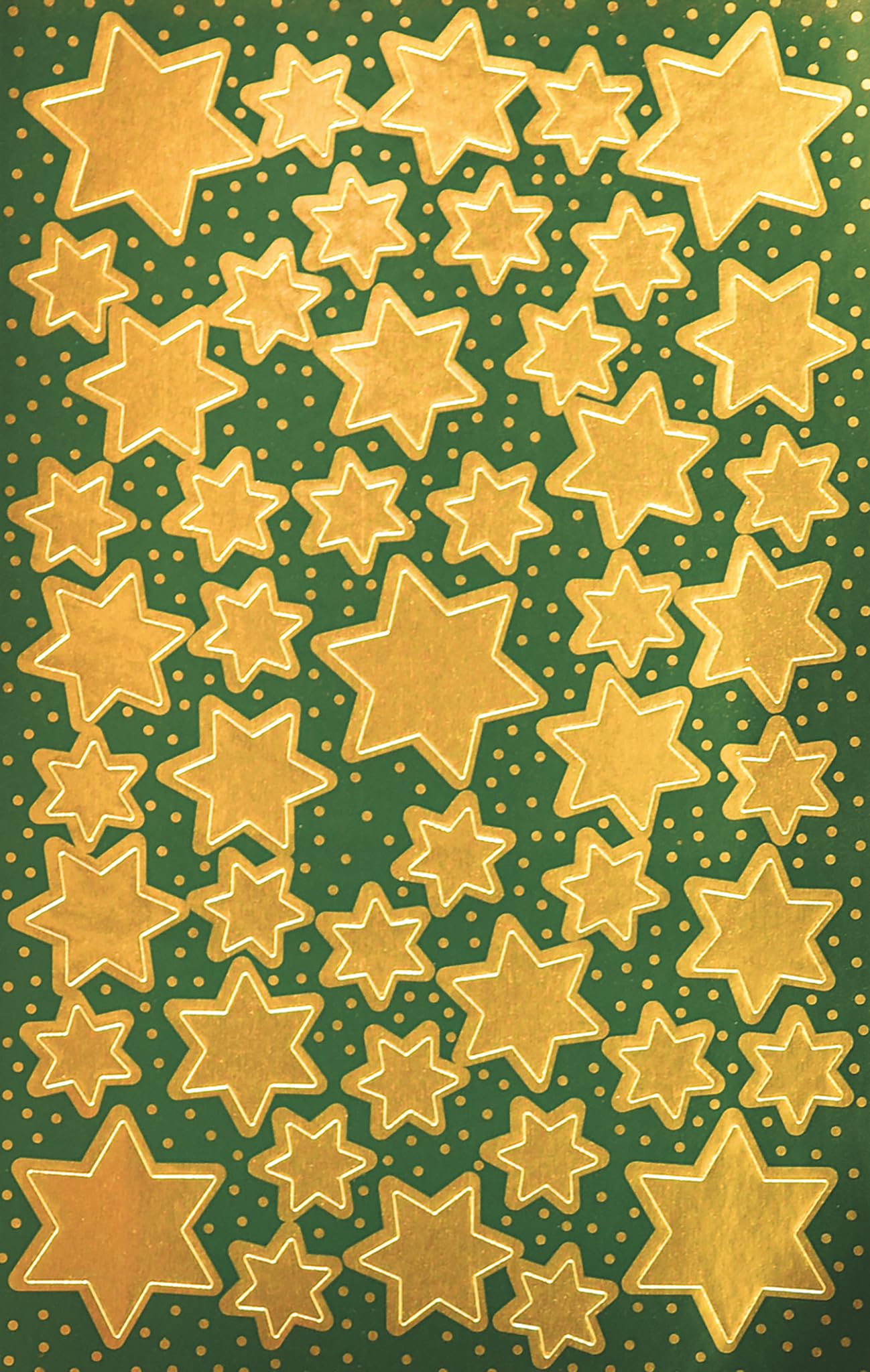 avery-zweckform-52806-z-design-weihnachtsaufkleber-sterne-gold-96-sticker image 3