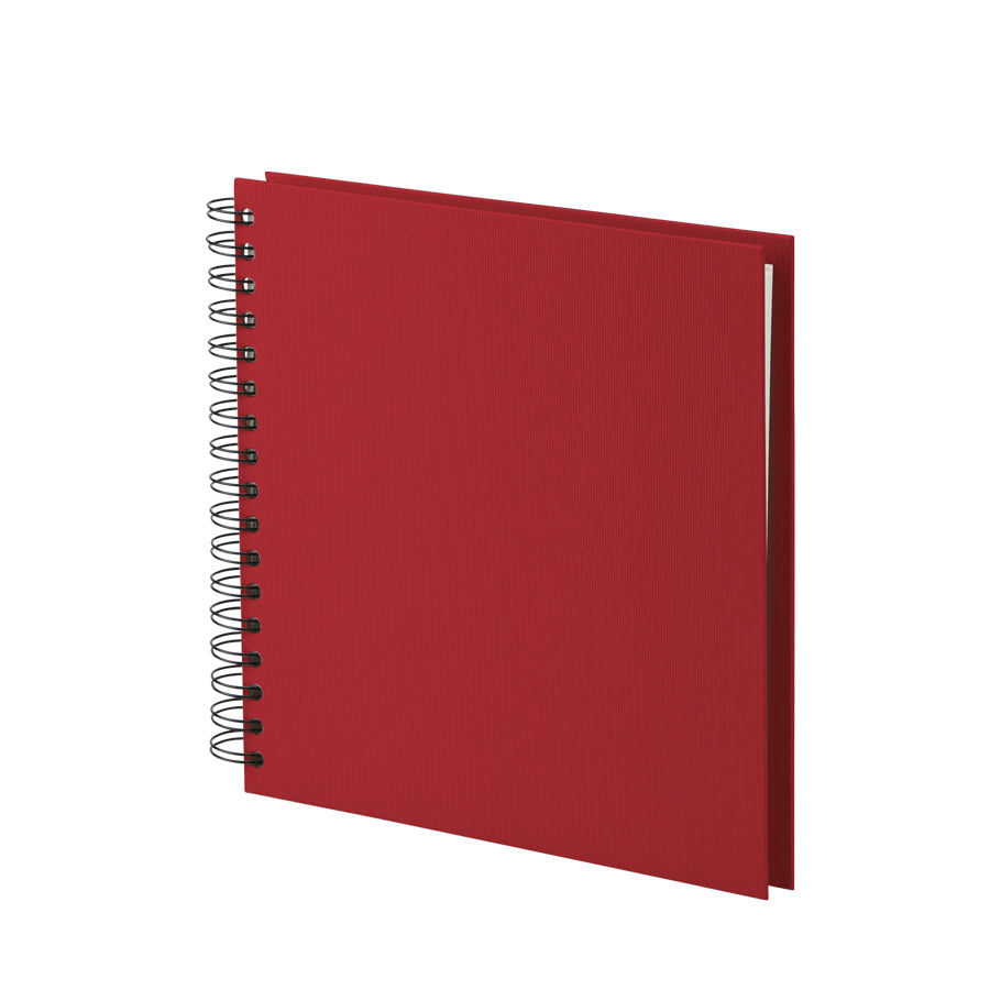 r-ssler-s-o-h-o-spiral-fotoalbum-blanko-25x23cm-60-seiten-rot image 1