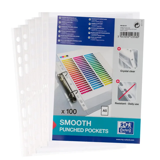 oxford-prospekth-llen-a5-glasklar-oben-offen-100er-pack image 1