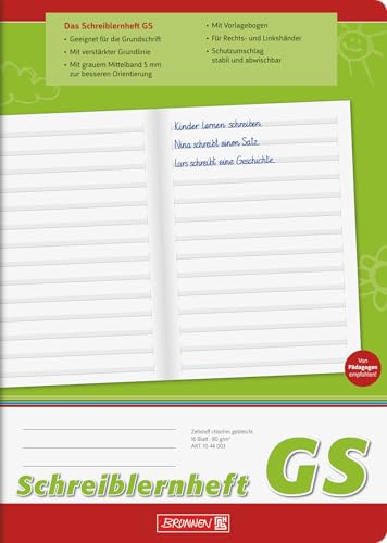brunnen-schreiblernheft-gs-a4-16-blatt-grundschrift image 4