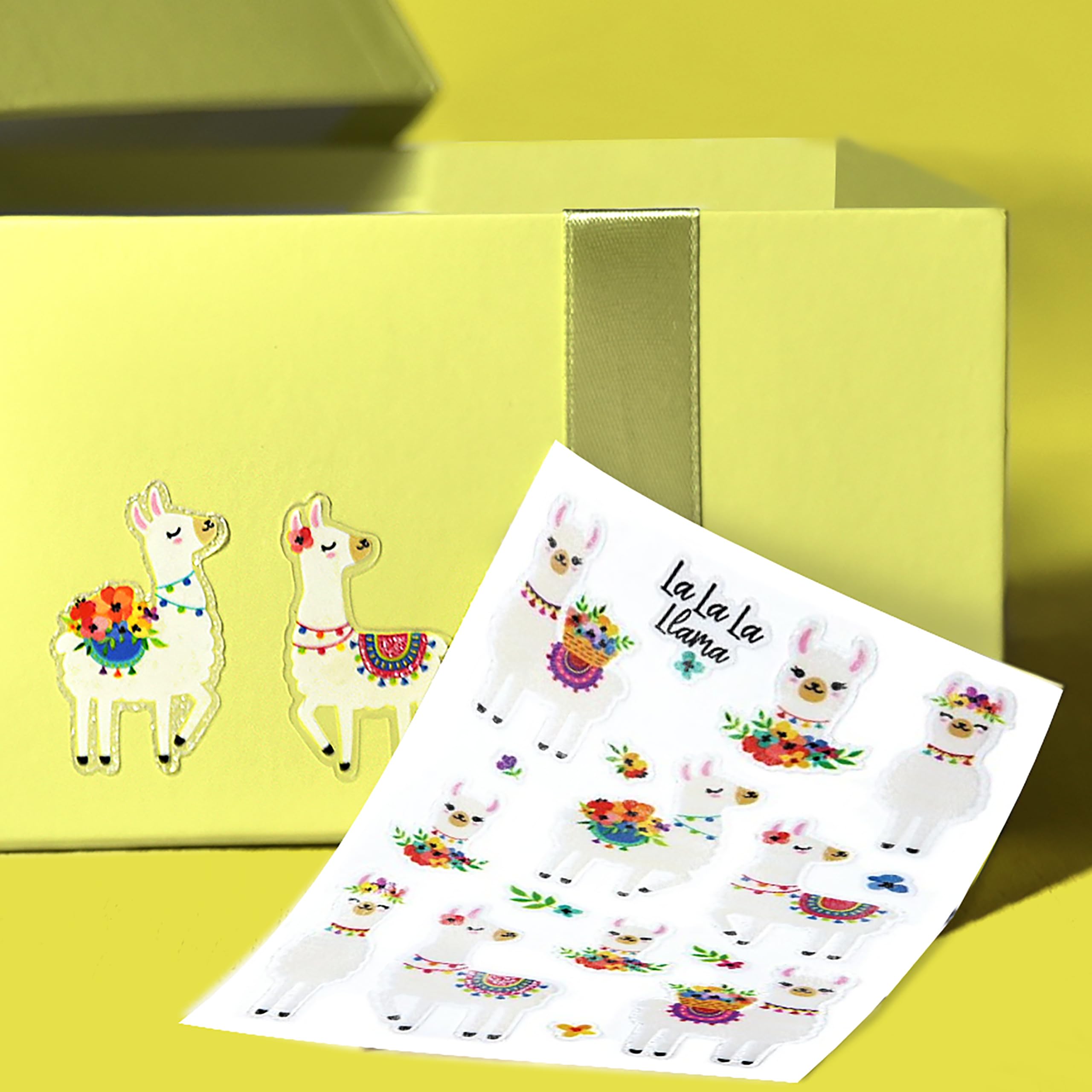 avery-zweckform-z-design-57294-glitter-sticker-lama-16-aufkleber image 4