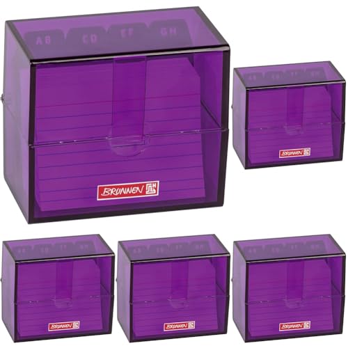 brunnen-102058060-karteikasten-colour-code-purple-8-5-x-7-5-x-4-8-cm image 8