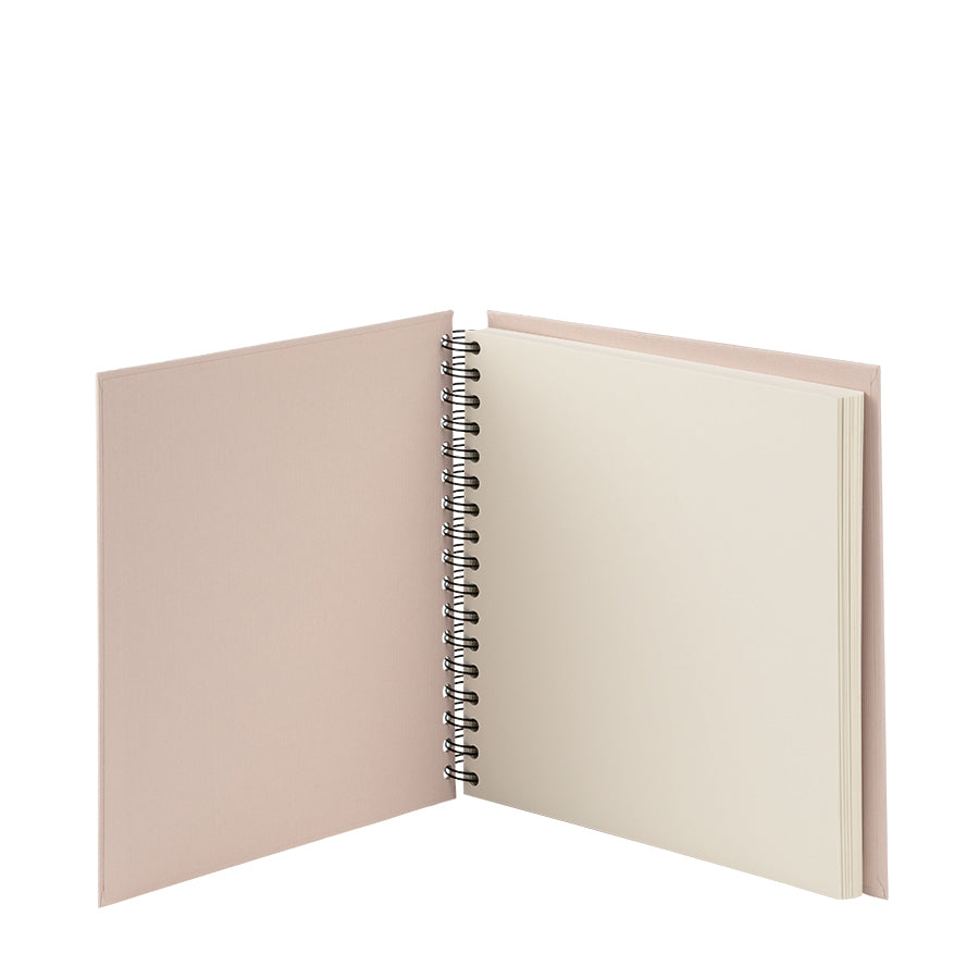 r-ssler-s-o-h-o-spiral-fotoalbum-blanko-25x23cm-60-seiten-powder-rosa image 2