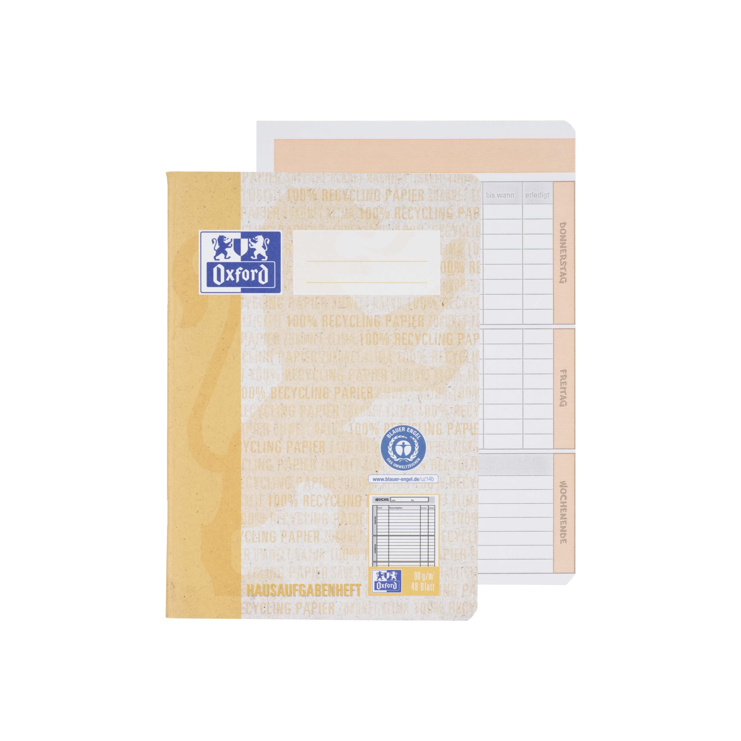 oxford-recycling-hausaufgabenheft-a5-48-blatt-10-st-ck image 3