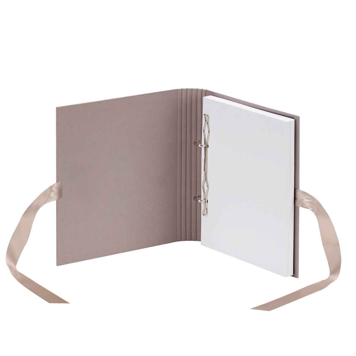 r-ssler-s-o-h-o-fotoringbuch-mit-schleife-26x22-cm-50-seiten-taupe-nachf-llbar image 2