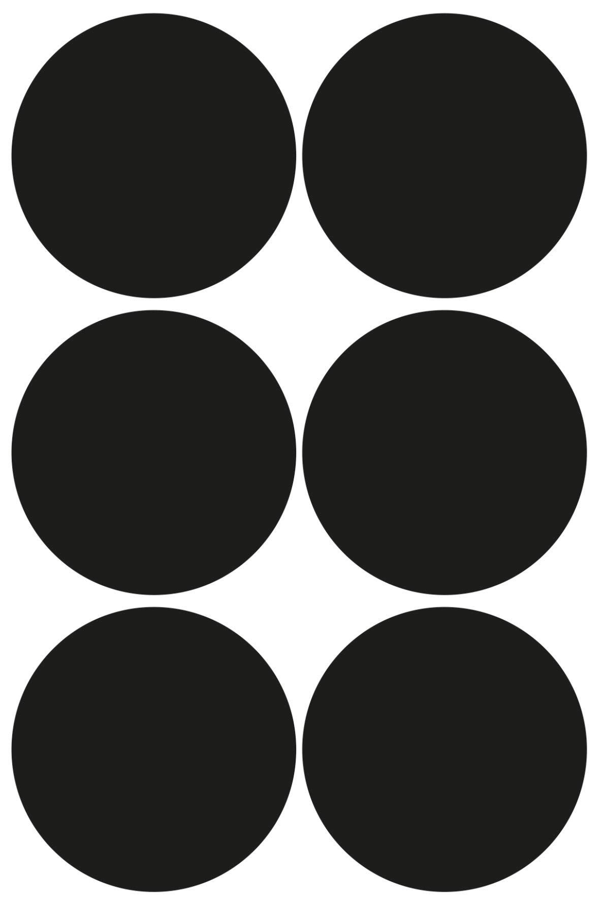 avery-zweckform-63024-tafeletiketten-rund-48-mm-schwarz-24-st-ck image 2