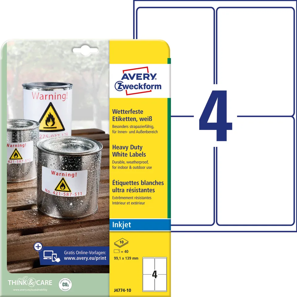 avery-zweckform-wetterfeste-etiketten-139-x-99-1-mm-folienetiketten-wei image 1