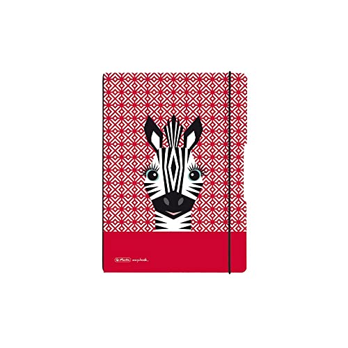 herlitz-notizheft-my-book-flex-a6-punktiert-cute-animals-zebra image 2