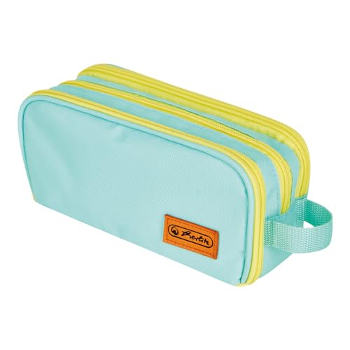 herlitz-doppelfaulenzer-neon-mint-gelb-23-5-x-11-x-7-5-cm image 3