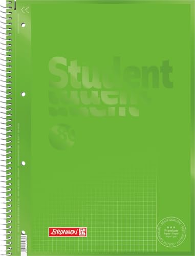 brunnen-collegeblock-premium-student-colour-code-a4-lineatur-26-80-blatt-kiwi image 8