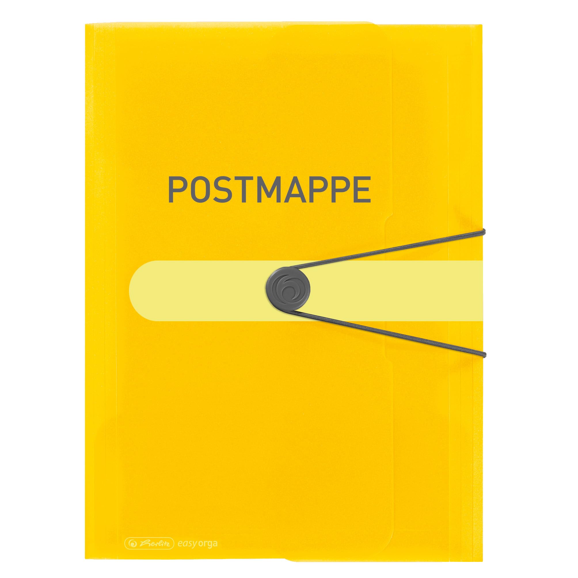 herlitz-pp-gummizugmappe-postmappe-a4-transparent-gelb-3-st-ck image 1