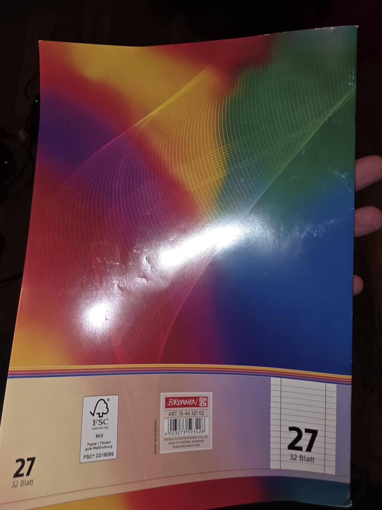 Gutes Heft für die Schule