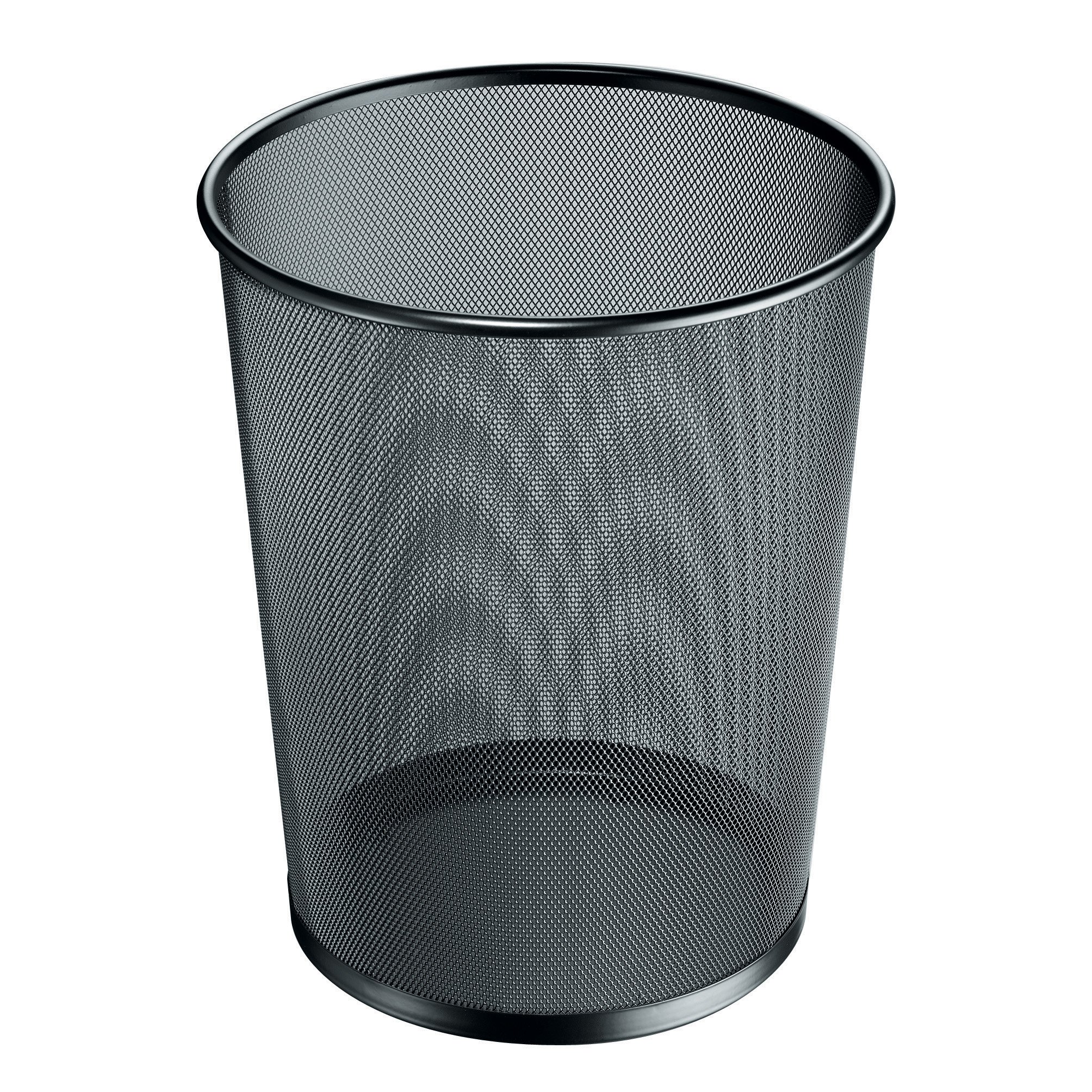 herlitz-1607068-papierkorb-manhattan-18-l-schwarz-mesh image 1
