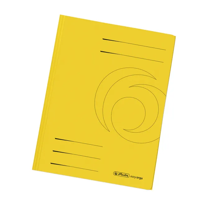 herlitz-greenline-einschlagmappe-a4-recycling-intensiv-gelb-10er-pack image 1