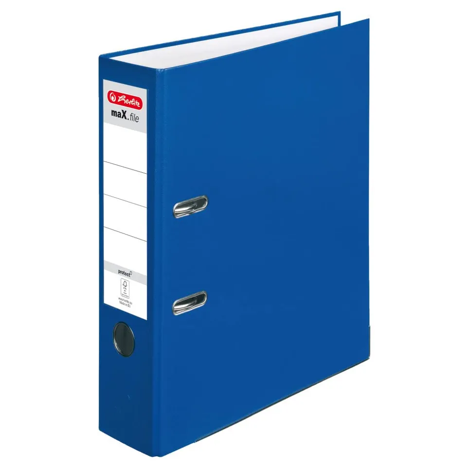 herlitz-max-file-protect-ordner-a4-8-cm-blau-mit-kantenschutz image 1