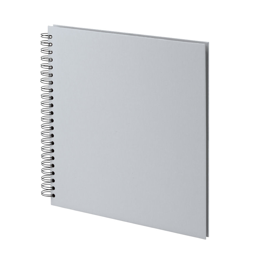r-ssler-s-o-h-o-spiral-fotoalbum-blanko-31-x-30-cm-60-schwarze-seiten-stone-grau image 1