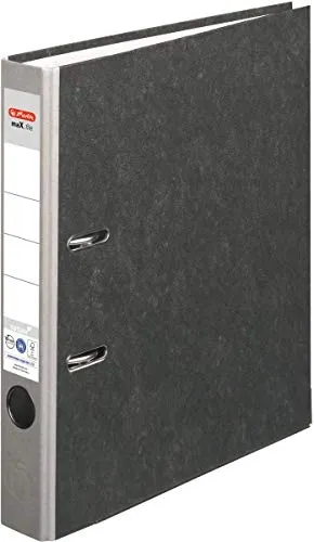 herlitz-ordner-a4-max-file-nature-5-cm-wolkenmarmor-grau-25-st-ck image 1