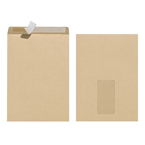 herlitz-greenline-versandtasche-c5-mit-fenster-braun-10er-pack image 4