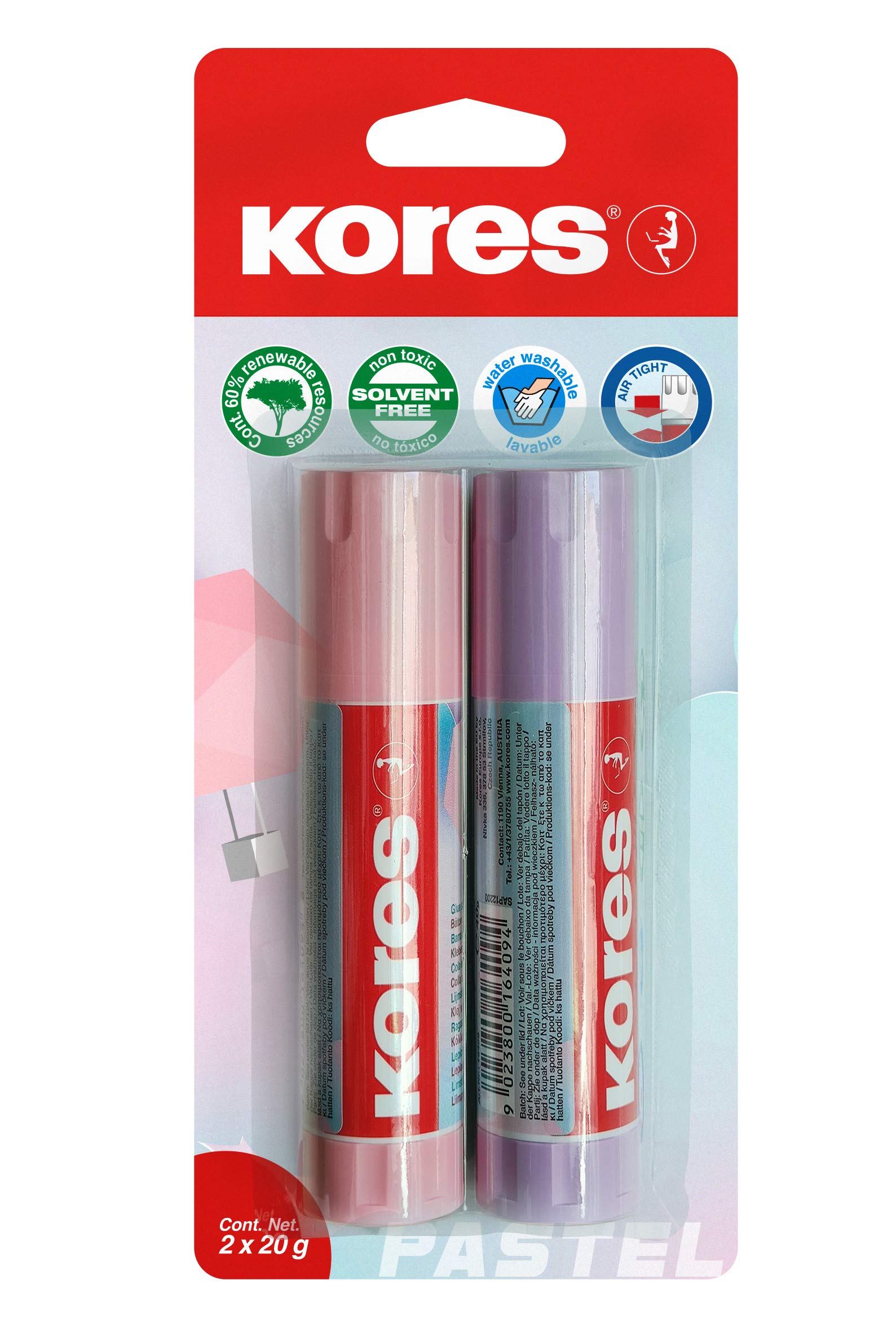 kores-pastell-klebestift-2-x-20-g image 1