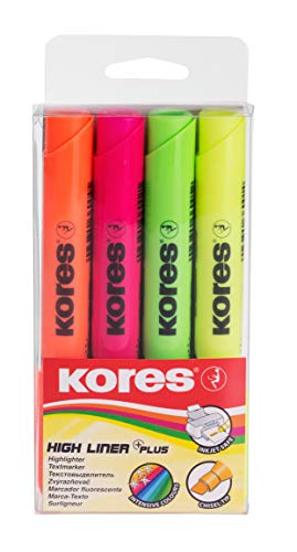 kores-high-liner-plus-textmarker-set-4-farben-keilspitze image 8
