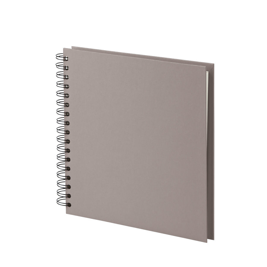 r-ssler-s-o-h-o-spiral-fotoalbum-blanko-25x23-cm-60-seiten-taupe image 1