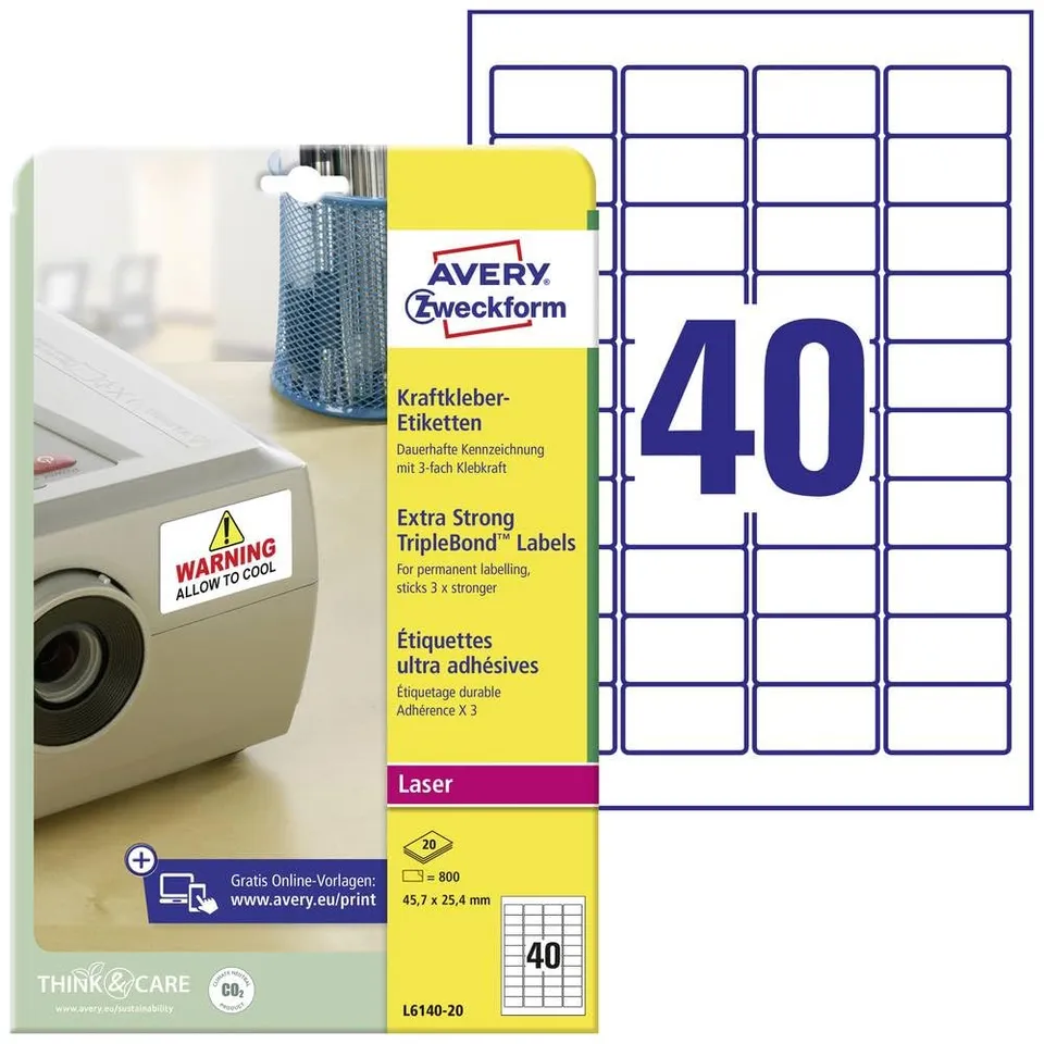 avery-zweckform-l6140-20-kraftkleber-etiketten-45-7x25-4-mm-wei-800-st-ck image 1