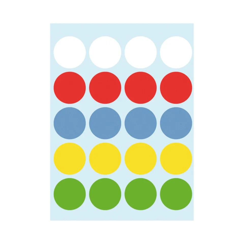 herlitz-markierungspunkte-19-mm-selbstklebend-80-st-ck-farbig image 1