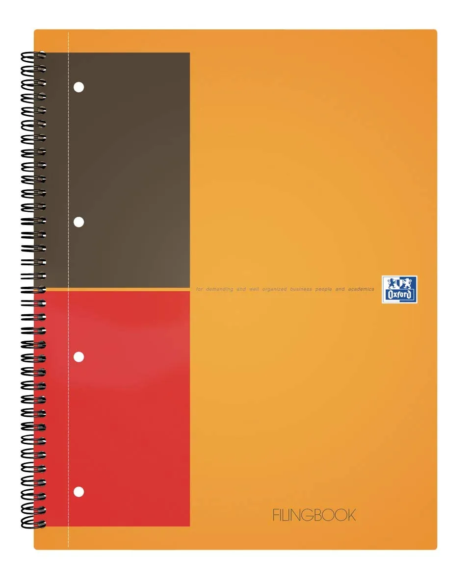 oxford-filingbook-international-a4-liniert-notizblock-200-seiten-5er-pack image 1
