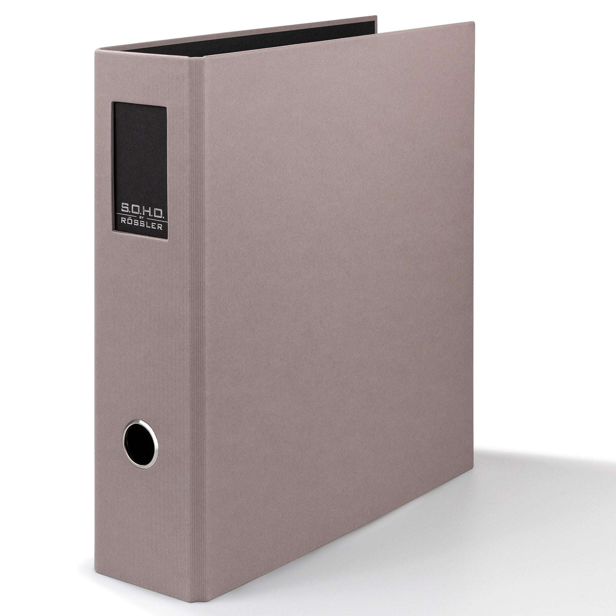 r-ssler-s-o-h-o-ordner-breit-a4-8-5-cm-mit-r-ckenschild-taupe image 6