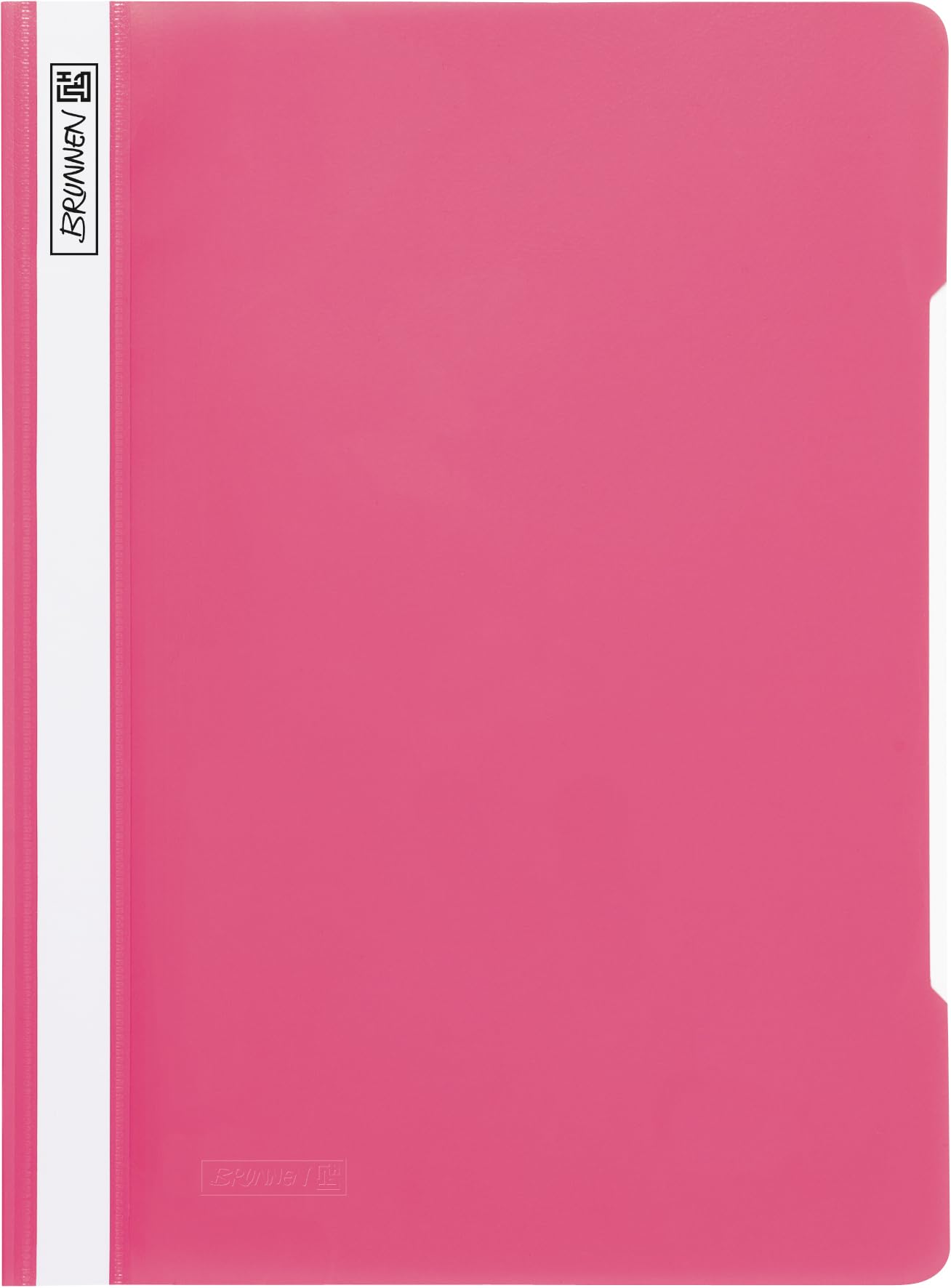 brunnen-schnellhefter-a4-folie-eosin-rosa-mit-klarsichtdeckel image 1