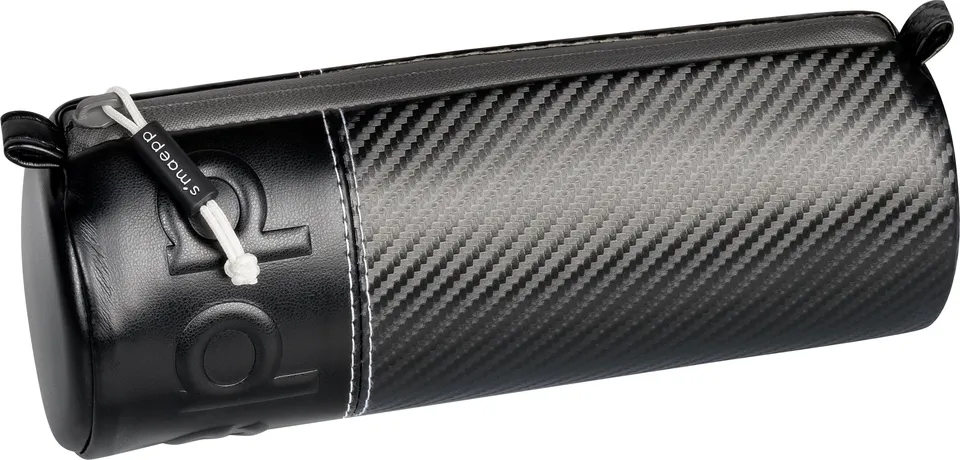 brunnen-schlamperm-ppchen-s-maepp-m-carbon-schwarz-silber-220-x-80-x-80-mm image 1