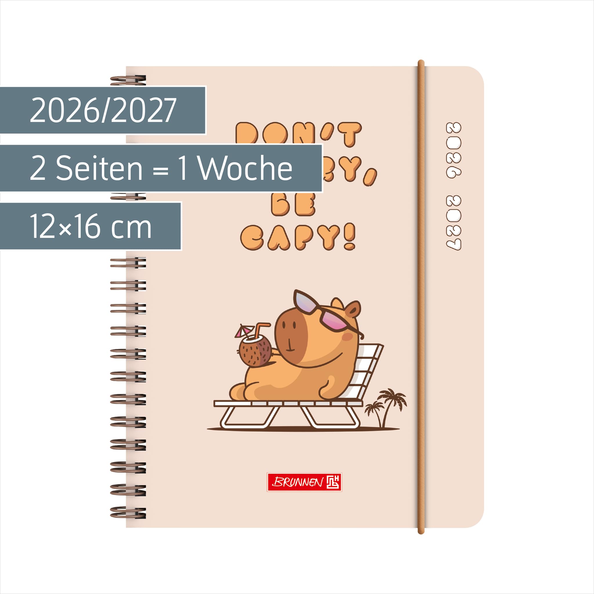 brunnen-sch-lerkalender-2026-2027-capy-a6-kunststoff-2-seiten-pro-woche image 2