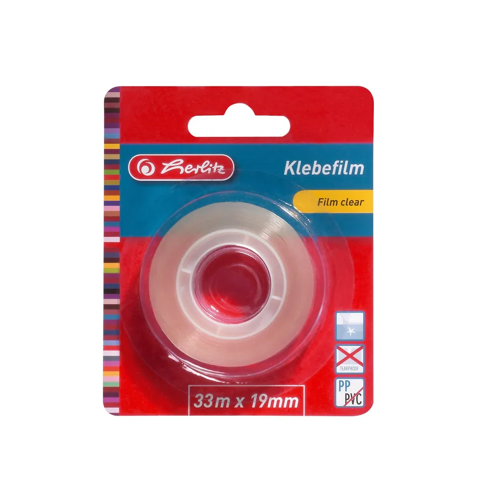 herlitz-klebeband-transparent-klebefilm-33-m-x-19-mm-1-st-ck image 1