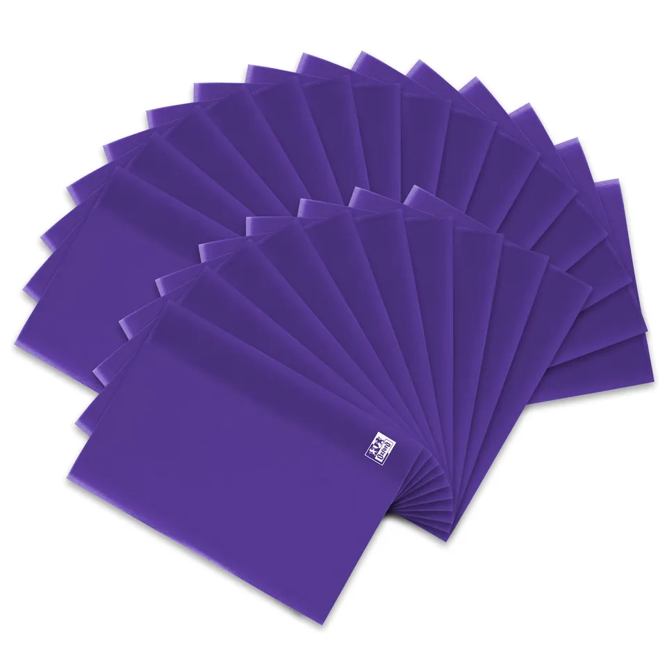 oxford-heftumschlag-a5-kunststoff-transparent-violett-25-st-ck image 1