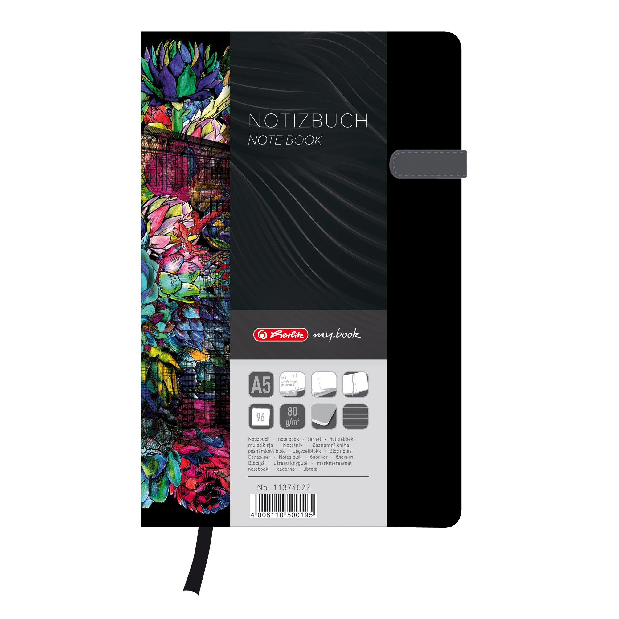 herlitz-my-book-lady-fiona-notizbuch-a5-96-blatt-liniert-mit-magnetverschluss image 5