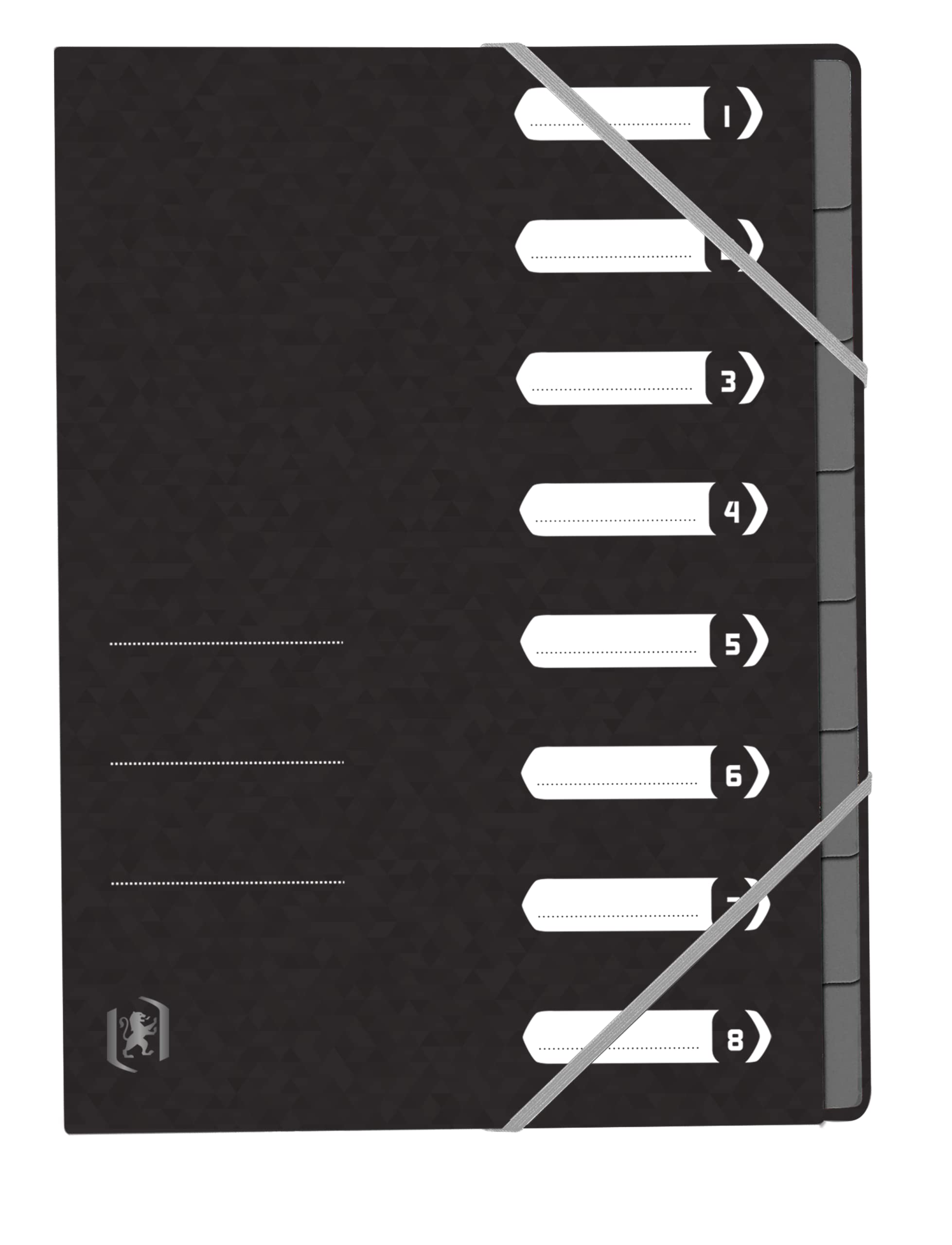 oxford-top-file-ordnungsmappe-a4-8-f-cher-schwarz-15-st-ck image 1