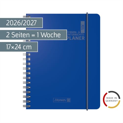 brunnen-termin-unterrichtsplaner-2026-2027-a5-kunststoff-blau-2-seiten-1-woche-2 image 6