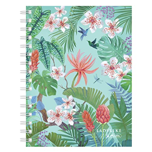 herlitz-spiralboutiquebuch-a5-ladylike-jungle-kariert-100-blatt image 2